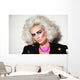 Young Beautiful Platinum Blond Wall Decal