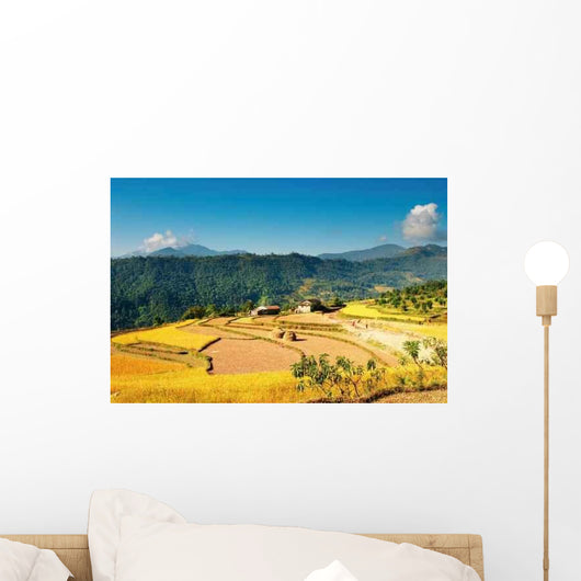 Himalayan Village Wall Decal
