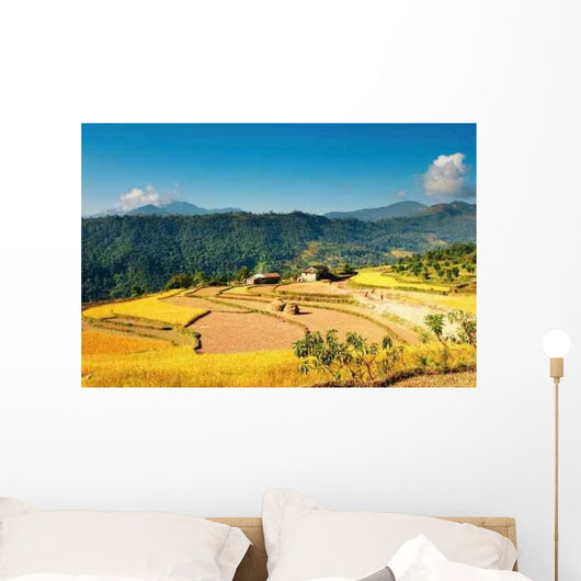 Himalayan Village Wall Decal