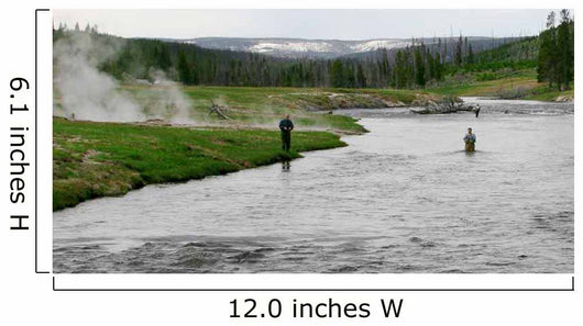 Yellowstone Fly Fishing Wall Decal