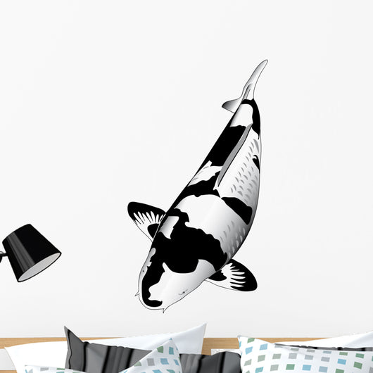 Black Koi Wall Decal