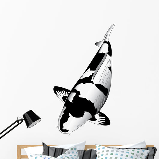 Black Koi Wall Decal
