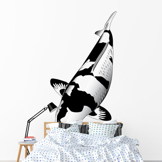 Black Koi Wall Decal