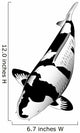 Black Koi Wall Decal