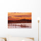 Flamingo Beach Sunset Wall Decal