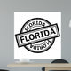 Florida Rubber Stamp Grunge Wall Decal Design 3
