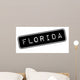 Florida Rubber Stamp Grunge Wall Decal Design 2