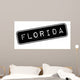 Florida Rubber Stamp Grunge Wall Decal Design 2