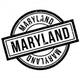 Maryland Rubber Stamp Grunge Wall Decal Design 2
