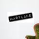 Maryland Rubber Stamp Grunge Wall Decal Design 1