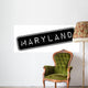 Maryland Rubber Stamp Grunge Wall Decal Design 1