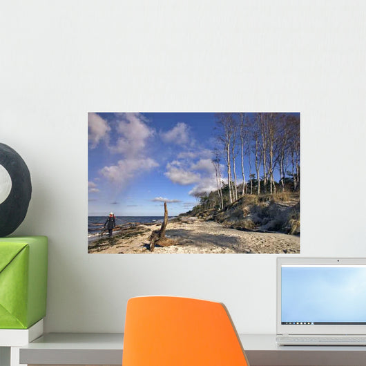 Walk Beach Wall Decal