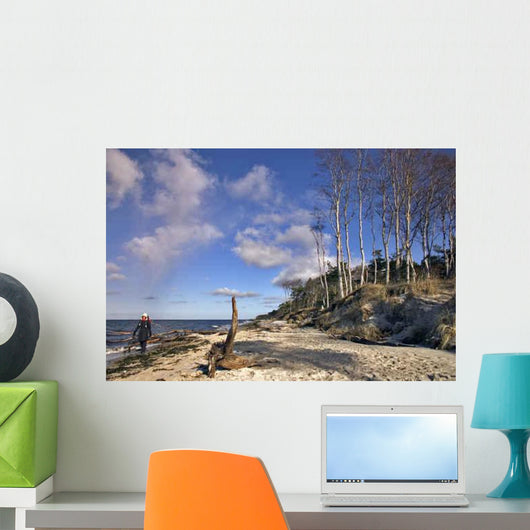 Walk Beach Wall Decal
