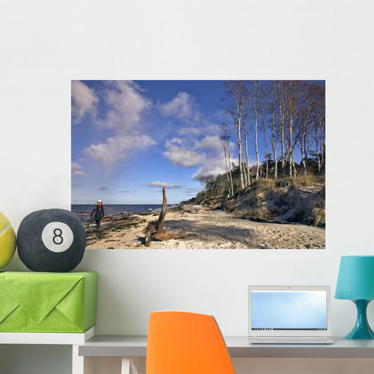 Walk Beach Wall Decal