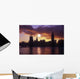 River Thames and Houses Wall Decal