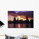 River Thames and Houses Wall Decal