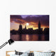 River Thames and Houses Wall Decal
