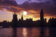 River Thames and Houses Wall Decal