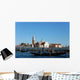 Gondolas before San Giorgio Wall Decal