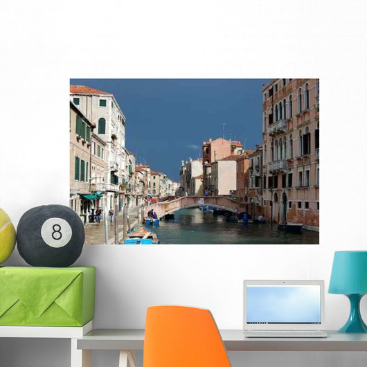 Canal Venice Wall Decal Design 2
