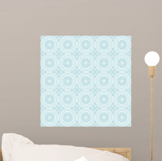 Seamless Floral Pattern Wall Mural