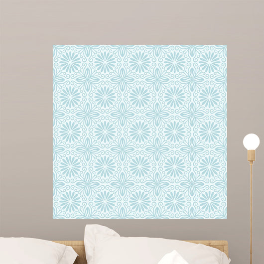Seamless Floral Pattern Wall Mural