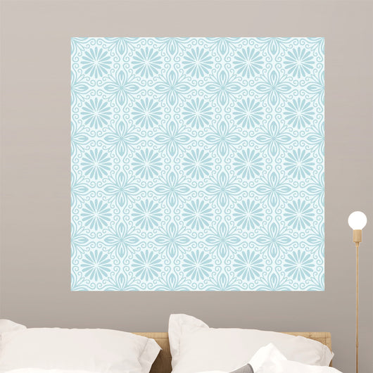 Seamless Floral Pattern Wall Mural