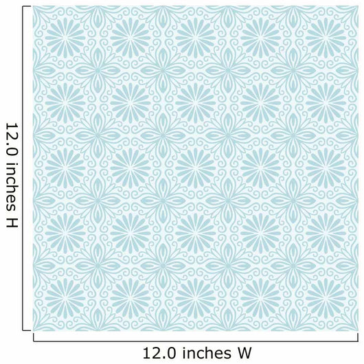 Seamless Floral Pattern Wall Mural