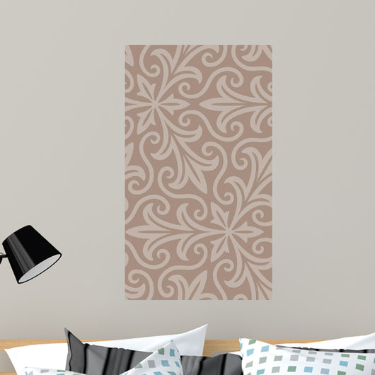 Seamless Floral Web Background Wall Mural