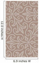 Seamless Floral Web Background Wall Mural