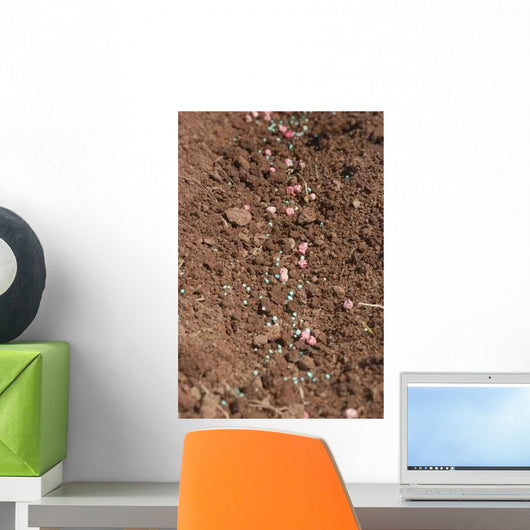 Pea Seed and Fertilizer Wall Decal