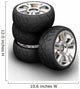 Car Tyres Wall Decal