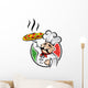 Pizza Chef Wall Decal