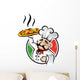 Pizza Chef Wall Decal