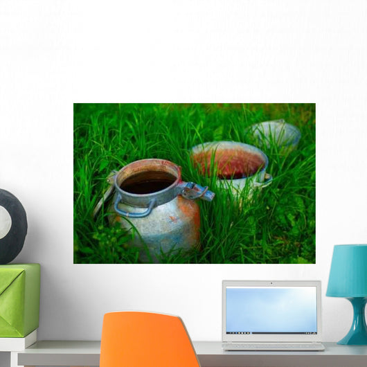 Old Time Milk Jug Wall Decal