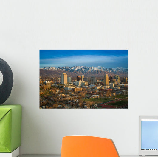 Salt Lake City Skyline Wall Decal