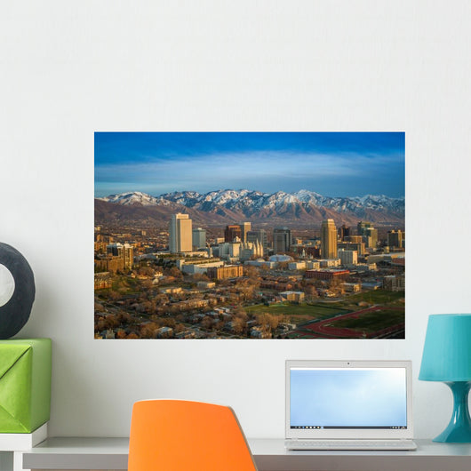 Salt Lake City Skyline Wall Decal