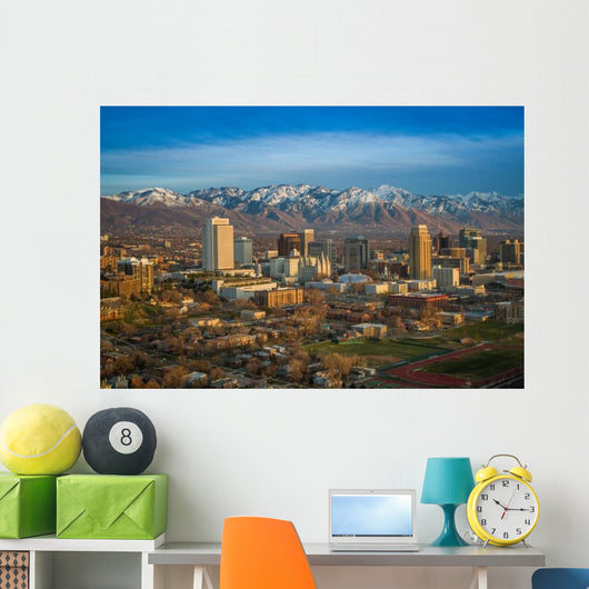 Salt Lake City Skyline Wall Decal