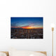 Salt Lake City Skyline in Evening Wall Decal