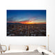 Salt Lake City Skyline in Evening Wall Decal