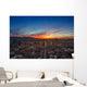 Salt Lake City Skyline in Evening Wall Decal