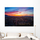 Salt Lake City Skyline at Sunset Wall Decal