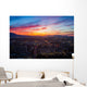 Salt Lake City Skyline at Sunset Wall Decal