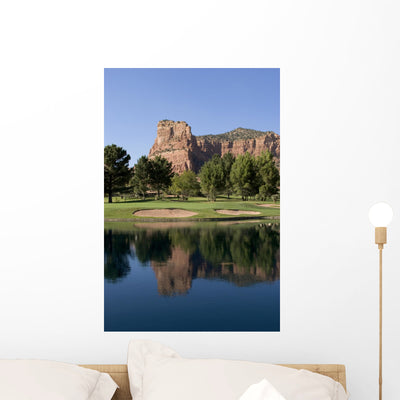 Sedona Wall Mural shown on a wall
