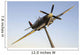 Spitfire on a Pole Wall Mural