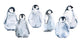 Six Baby Emperor Penguins Wall Decal Sticker Set