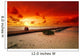 Romantic couple and sunset Wall Mural