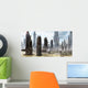 Science-fiction City Landscape Matte Wall Decal