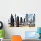 Science-fiction City Landscape Matte Wall Decal