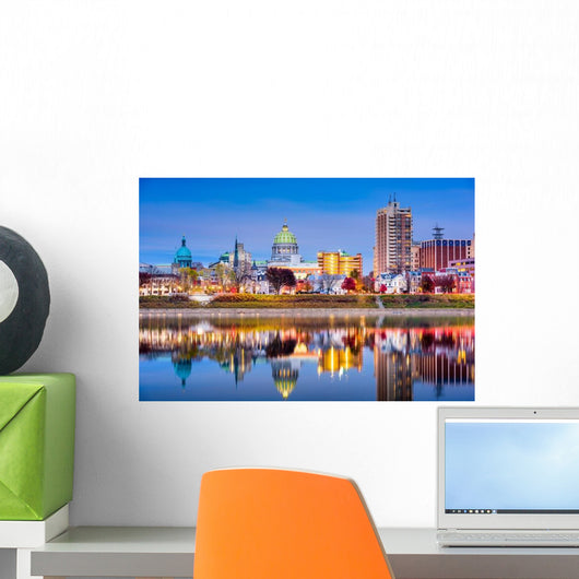 Harrisburg Pennsylvania Skyline Wall Decal